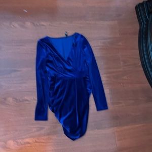 Royal blue dress